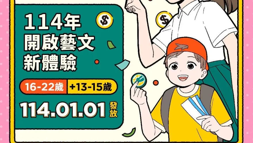 元旦發錢了！文化幣下修到13歲　國中生爽領600點