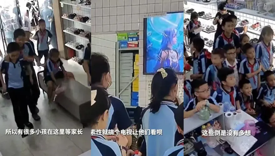 影/人氣高營收0！廣東鞋店讓「小學生組團看電視」結局心酸
