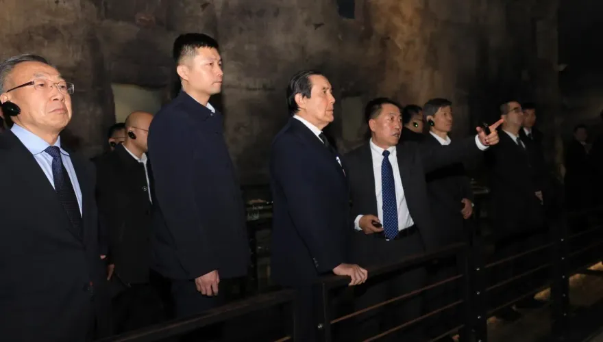 訪七三一部隊陳列館　馬英九盼促兩岸學界史無前例「大合作」
