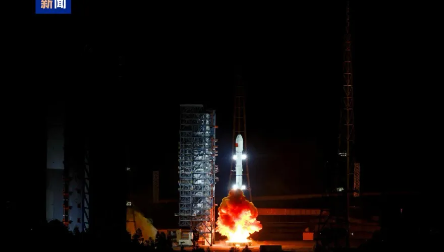 台海周邊14大陸機艦活動　深夜發射長征火箭升空