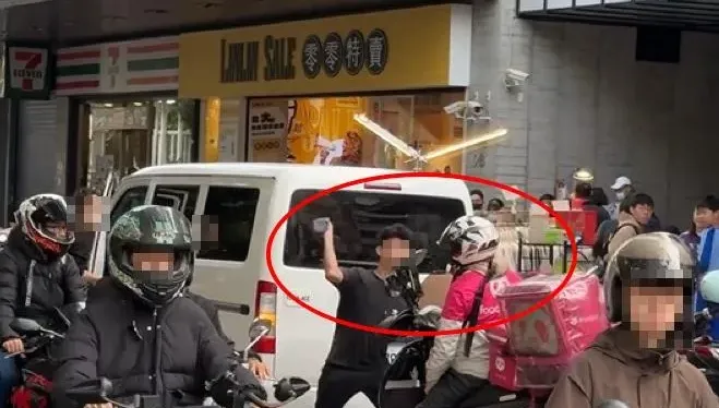 違停遭按喇叭！台中駕駛「超派鐵拳」打外送員　友人：不能繞道？