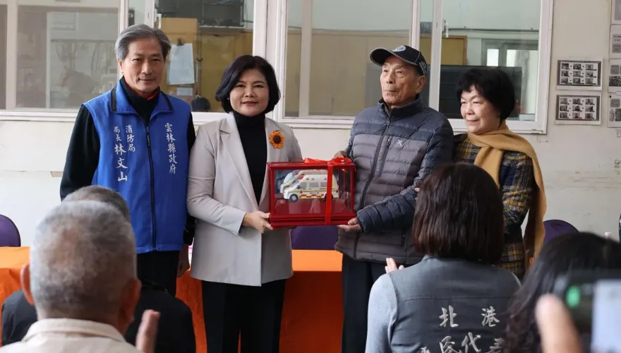 生前積蓄捐贈高階救護車　張麗善：謝謝楊美月阿姨大愛