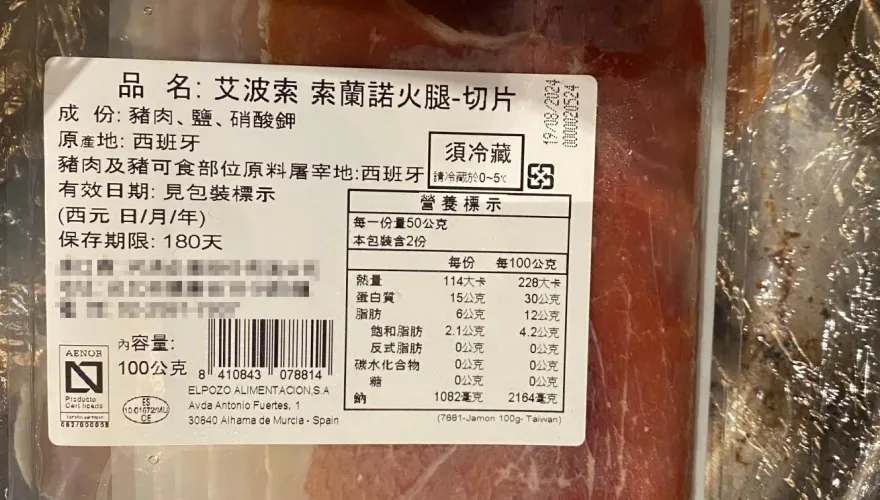 又見「出包肉」！高雄知名餐廳「切片火腿過期」　遭罰6萬元