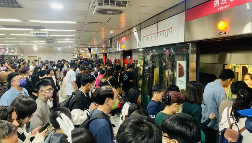 高捷列車故障！鳳山西往大寮站採單線雙向運行
