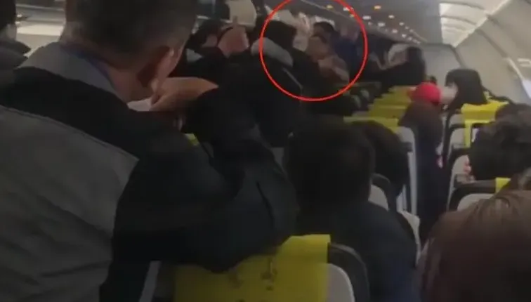 只為拿行李…陸客機艙爆口角大打出手　網友酸：丟人現眼