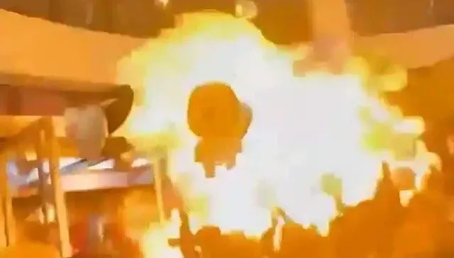 影/跨年驚魂！河南商場「氫氣球爆燃」竄火球　數人被灼傷