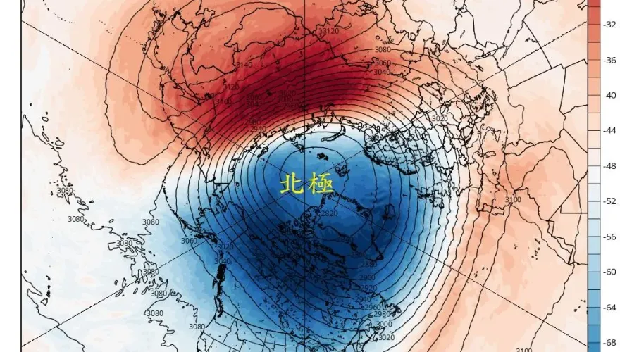 冷熱環流並存驚現「極渦」　鄭明典2圖揭祕：像太極生兩儀