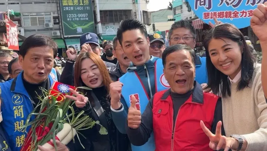 南投草屯鎮長補選黃金周！　藍營蔣萬安、許淑華同台助陣