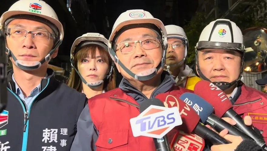 三重民宅倒塌1/侯友宜：陪災戶度過家園危機　要求建商負起賠償責任