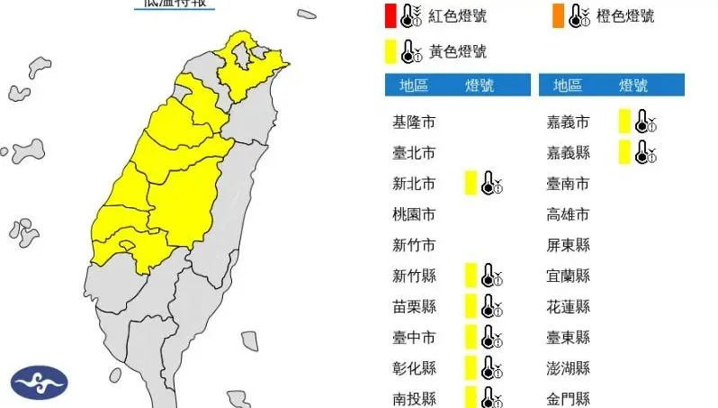 強烈冷氣團+輻射冷卻發威！「9縣市」低溫特報