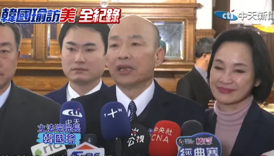 影/訪美國會「豐收的一天」 韓國瑜讚：台灣對外展現民主的一面