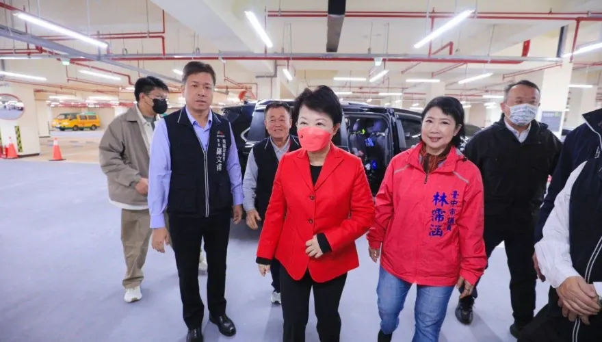 台中東區首座公園式停車場啟用！盧秀燕宣布好康：3/31前停車免費
