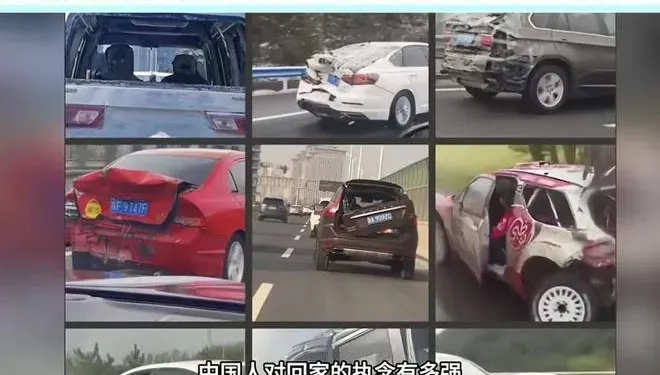 影/執念好強！返鄉路頻現「車堅強」　陸春運高峰單日達2.7億人次