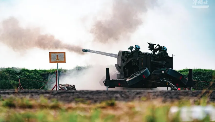 影/空軍防空暨飛彈指揮部實彈射擊　展現防砲對空火力
