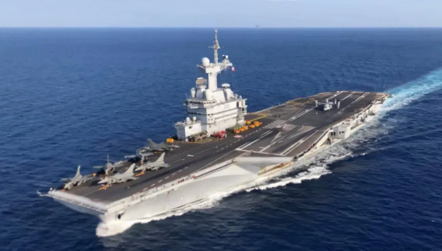 法航母南海軍演示威？陸軍事專家：派055驅逐艦就行