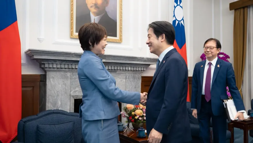 賴清德接見安倍遺孀　感謝她赴美會見川普時為台灣發聲