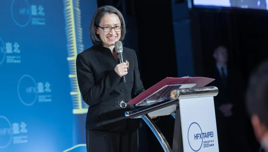 出席HFX論壇閉幕　蕭美琴：與理念相近夥伴合作貢獻全球