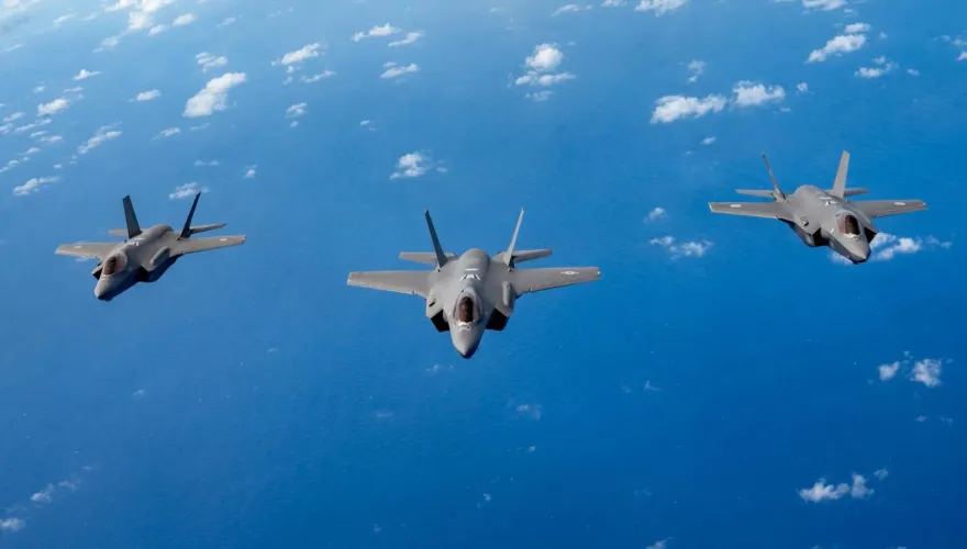 關島「北方對抗」演習落幕　3國F-35戰機首度同場演練