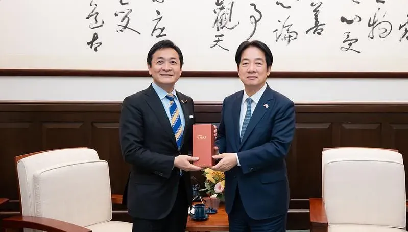 賴總統接見日本眾議員玉木雄一郎　盼共同打造非紅供應鏈