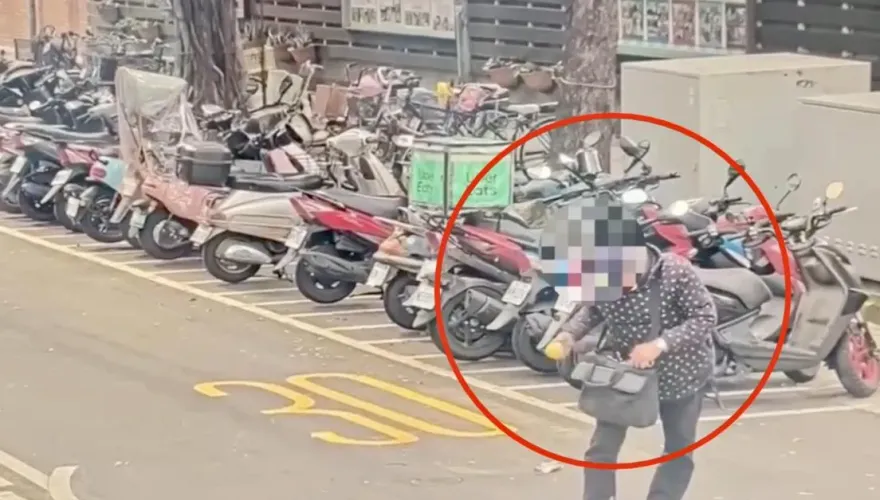 影/北市隨機攻擊！單車女無辜遭螺絲起子砸頭濺血　1男子落網