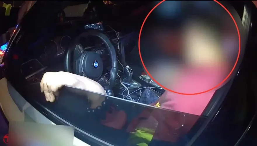 影/BMW男買毒下錯交流道遇臨檢　異常舉動又瞎掰遭逮
