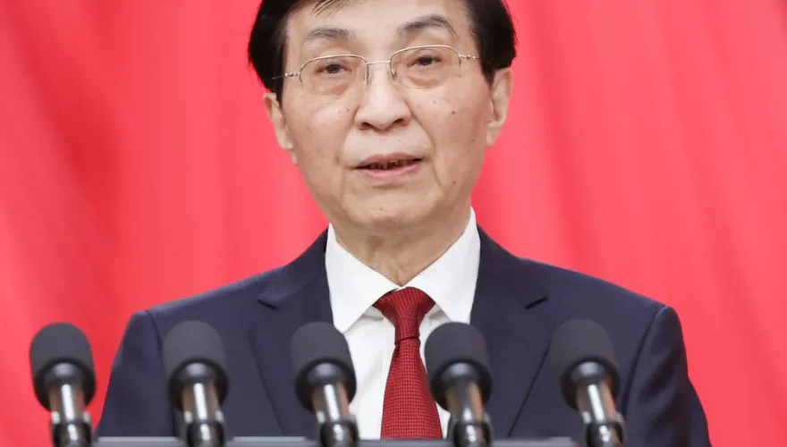 大陸兩會/王滬寧政協工作報告　涉兩岸內容僅提辦基層治理論壇