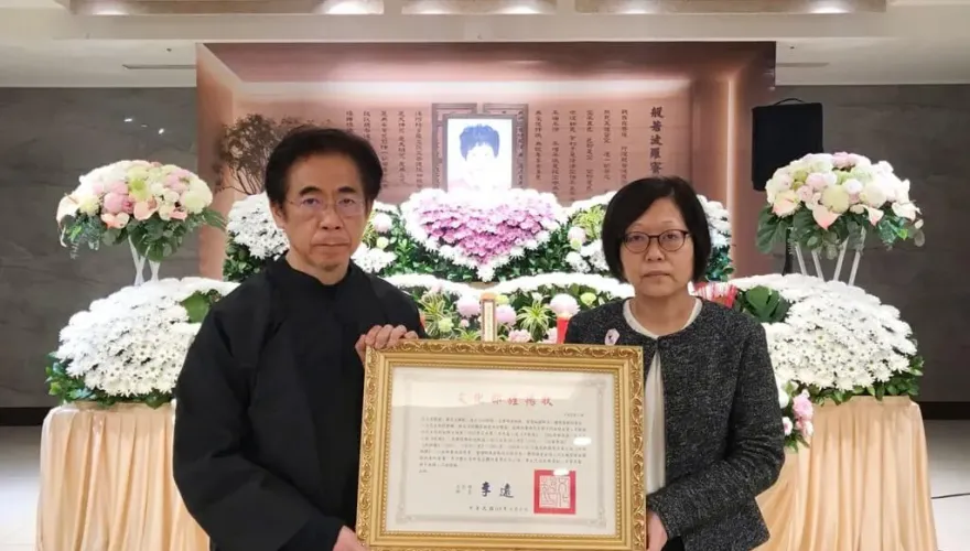 作家王黛影辭世！享耆壽95歲　文化部頒贈旌揚狀