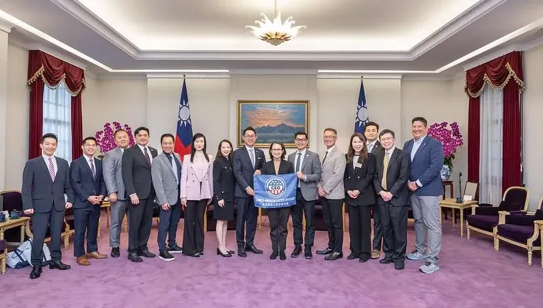 接見美國華裔訪團　蕭副總統：台美共享相同價值利益