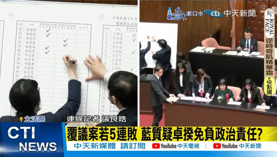 立院大砍中央政府總預算　TPOF民調：逾半認為不適當