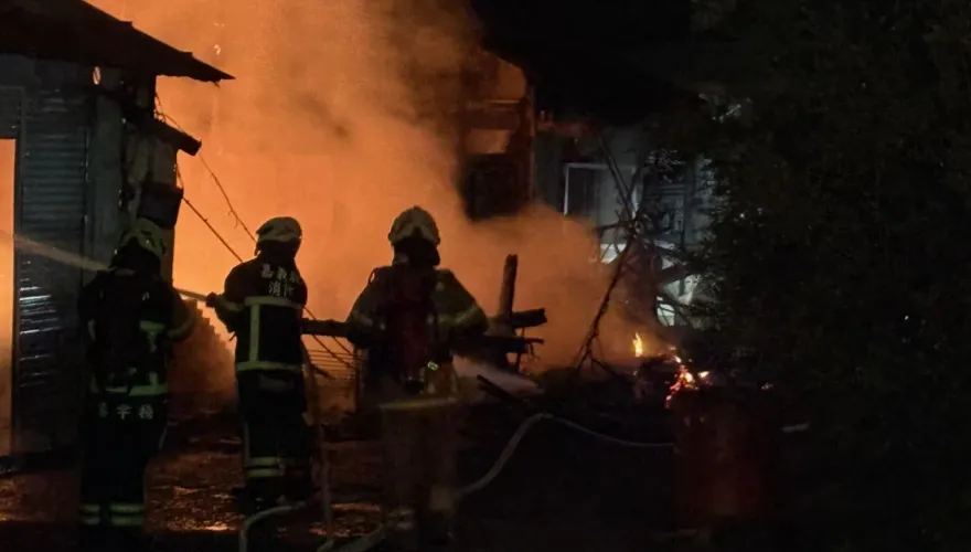 嘉義中埔住宅火警！65歲男子當場身亡