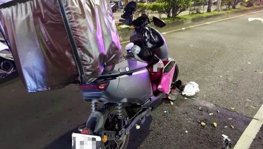 新北死亡車禍！37歲外送員離奇自摔　送醫搶救不治