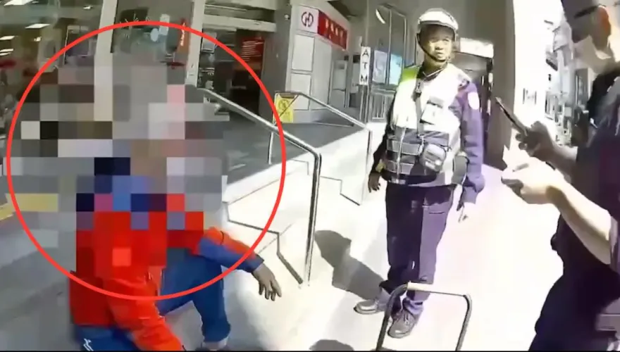 影/北市老翁持美工刀搶銀行　得手0元附近逗留遭活逮
