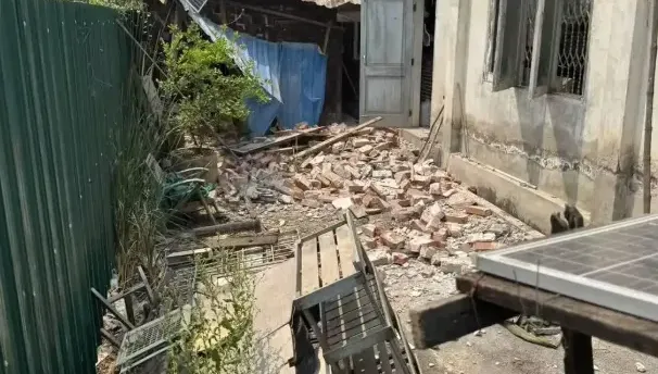 影/路面斷裂！陸央視記者直擊緬強震　陸女瓦城出差：天旋地轉