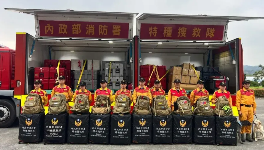 緬甸強震/消防署特搜隊準備好了　120人6搜救犬待命整備