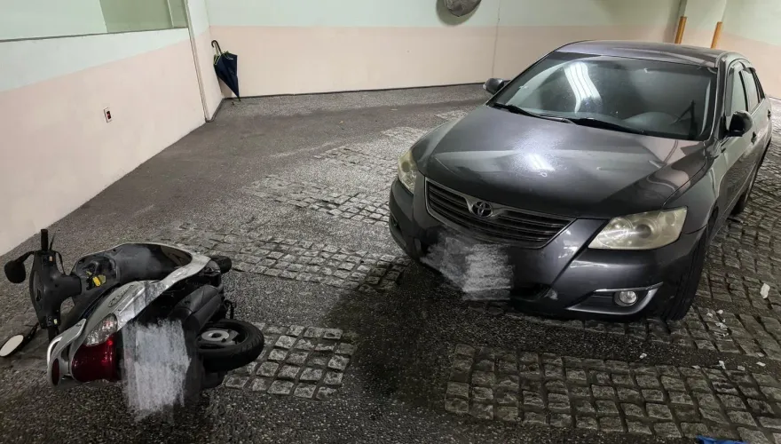 影/台中詭死車禍！男騎機車回社區　車道口摔倒「慘遭鄰居輾斃」