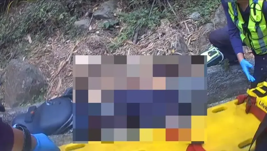 影/魂斷清明節！嘉義台3線騎士「過彎失控」墜溝亡