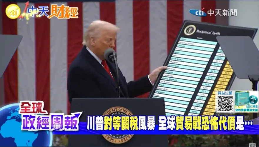 全球政經周報/川普關稅「震撼彈」！投資者面臨驚悚抉擇：避險還是豪賭？