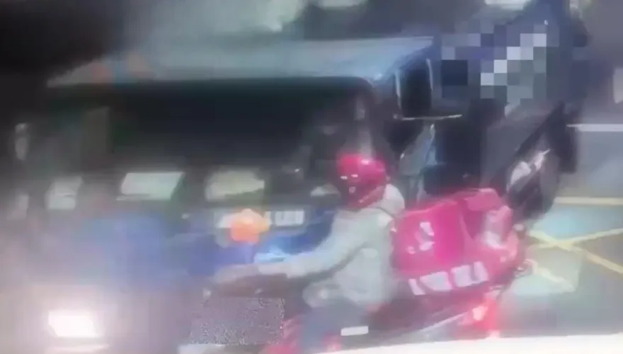 影/北市嚴重車禍！女熊貓「遭垃圾車輾壓卡車下」
