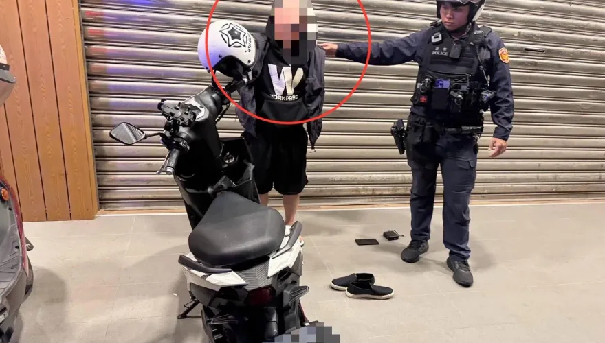 影/新莊男見機車鑰匙沒拔順手騎走　1小時後樹林遭逮