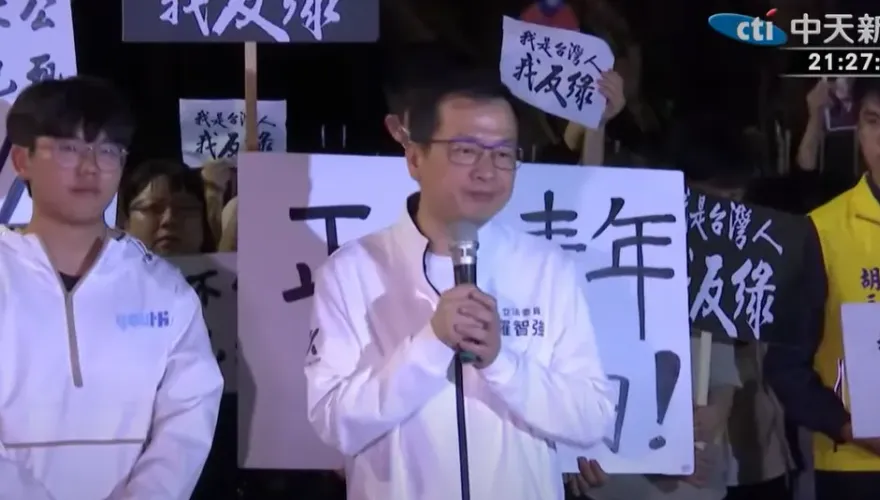 羅智強：不忍正義青年被綠色東廠追殺　捐250萬、426上凱道