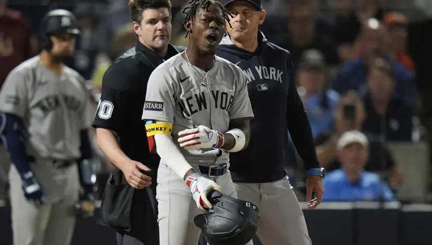 MLB/比賽中發文嗆裁判！洋基「爵士哥」遭禁賽1場