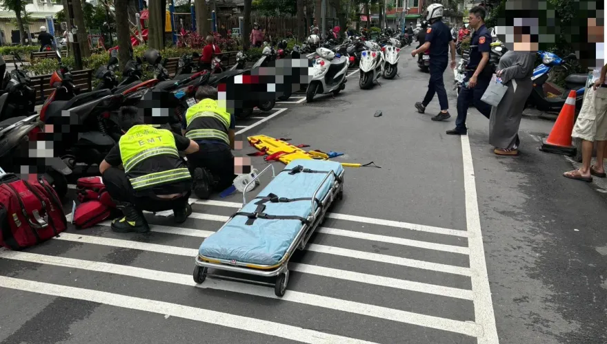 新莊慘烈墜樓！25歲男「6樓摔下」 雙腿斷下巴碎