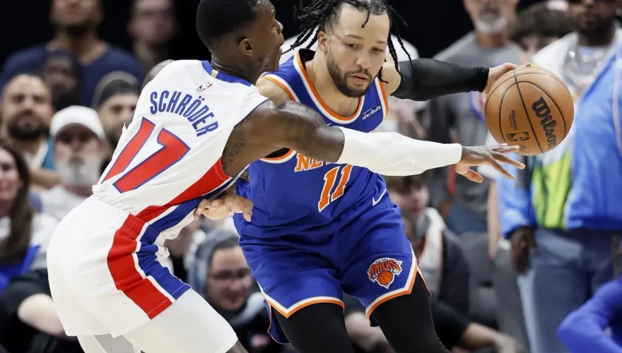NBA/火爆衝突！布倫森飛撲插眼　尼克險勝2比1領先
