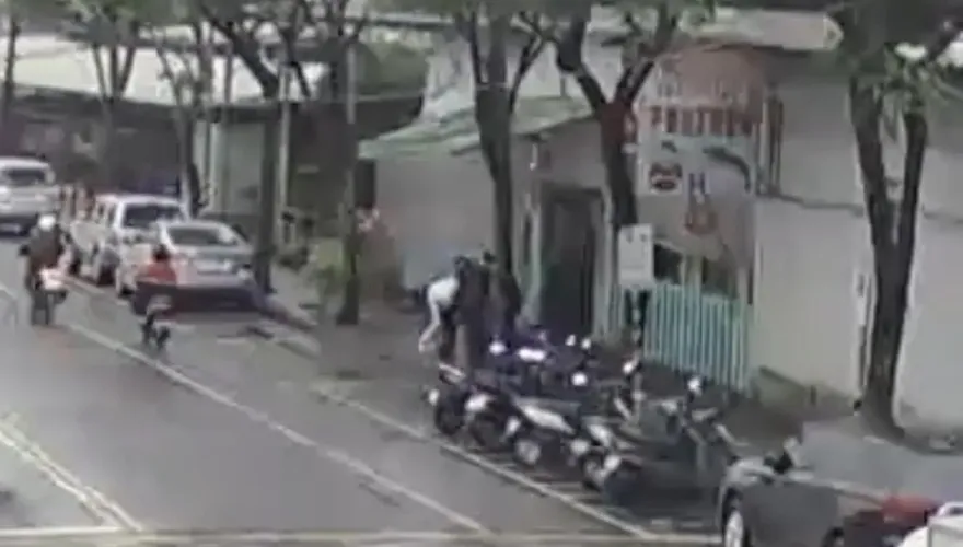 影/新北中和1男宮廟前遭追砍　5嫌全數緝獲到案
