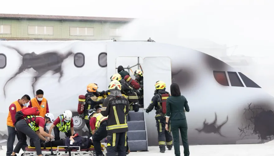 有想定、無劇本方式演練　花蓮縣舉行城鎮韌性演習
