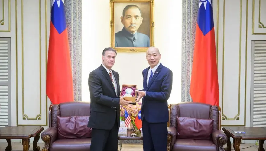 接見前美軍印太司令　韓國瑜：朝野支持強化國防預算
