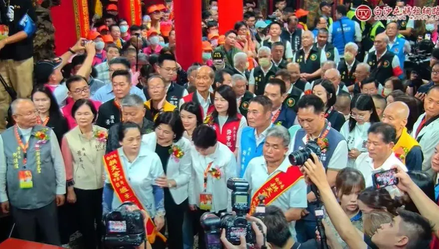 移動白沙屯拱天宮爐主引爭議　張麗善：深感歉意