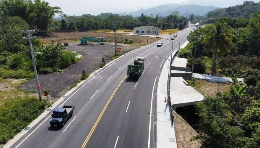 台南白河市道172線拓寬通車 串連關子嶺等景點