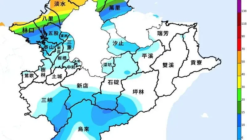 鋒面來襲！新北市6、7日防局部雷雨與強陣風