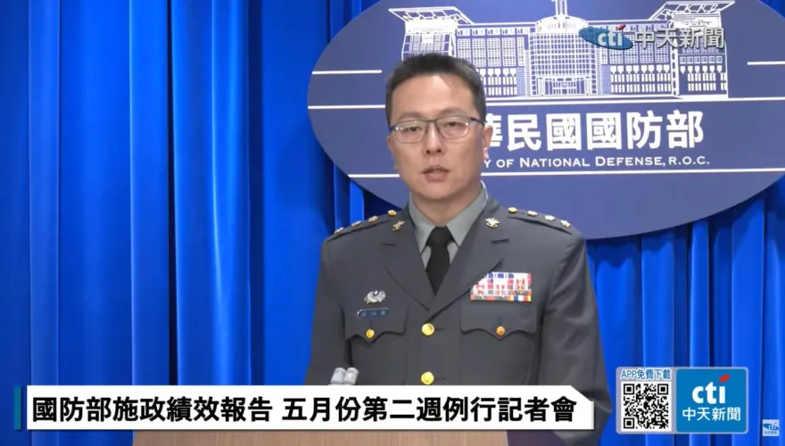 國防部施政績效報告　副發言人喬福駿首度主持記者會